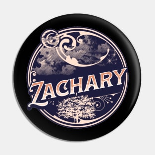 Zachary Name Tshirt Pin