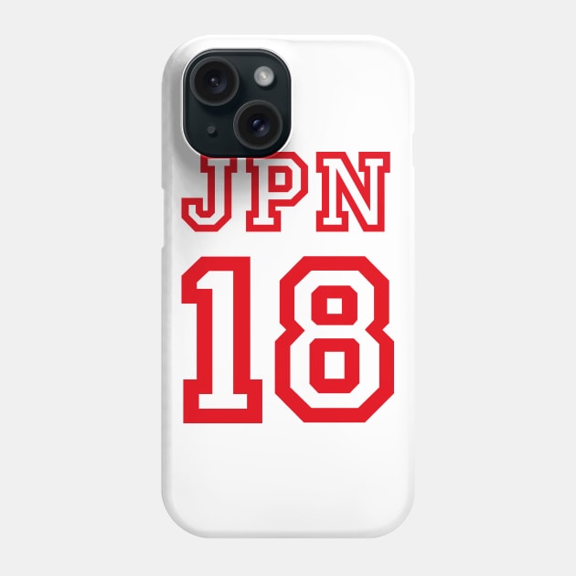 JAPAN SOCCER Phone Case by eyesblau