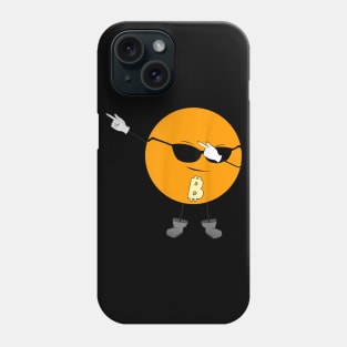 Dabbing Bitcoin T-Shirt Phone Case