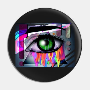 one eye space drip Pin