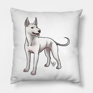 Dog - Pakistani Gull Terrier - White Pillow