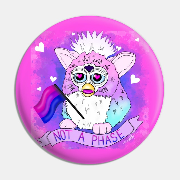 Bi pride furby Pin by CraftKrazie