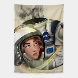 Space Girl Tapestry