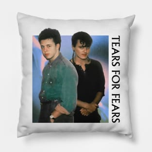 Vintage 80s Tears For Fears Pillow