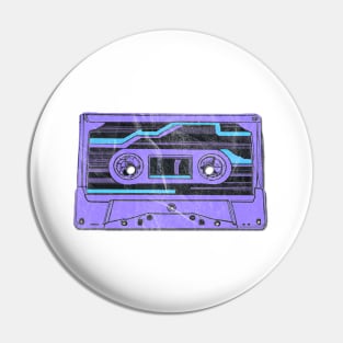 Cassette Synthwave Retrowave 80s Pin