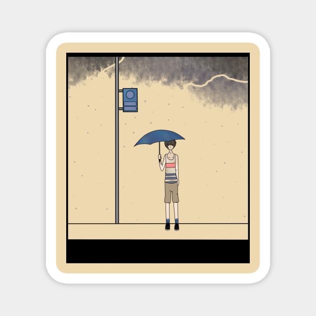 Rainy Day Magnet by shawnison