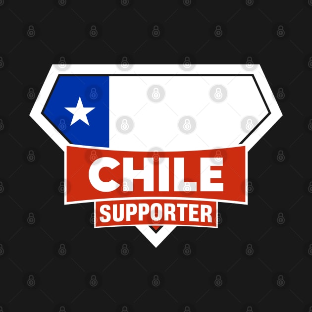 Chile Super Flag Supporter by ASUPERSTORE