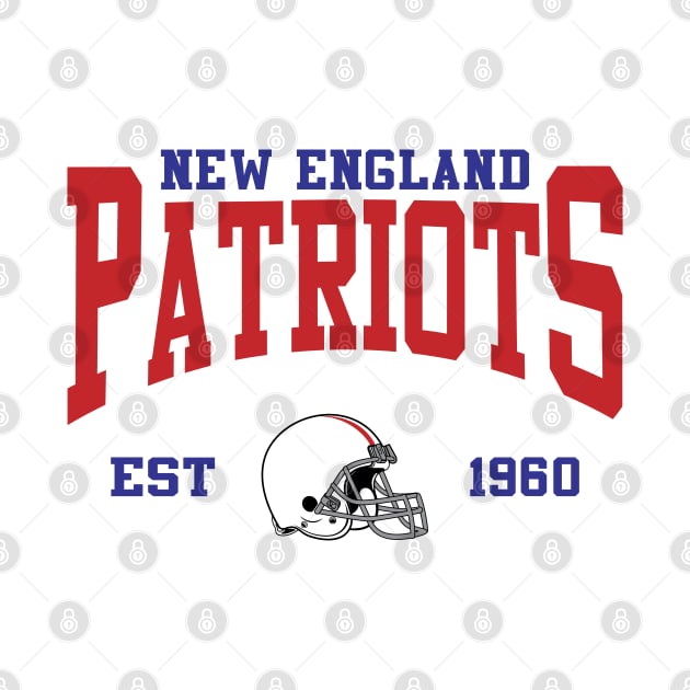 Retro New England  Football by genzzz72