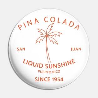 Pina Colada - 1954 - Liquid sunshine Pin