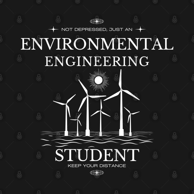 Environmental Engineering - Black Version - Engineers by Millusti