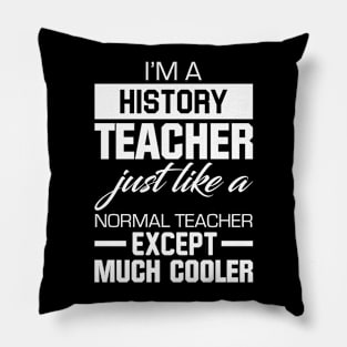 History Teacher Pillow