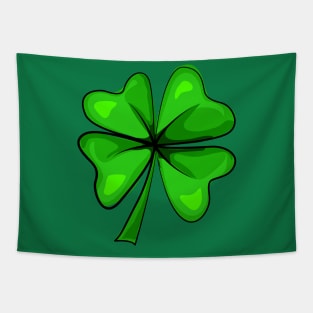 Four Leaf Clover Shamrock Happy St Patrick's Day Men Women Tapestry