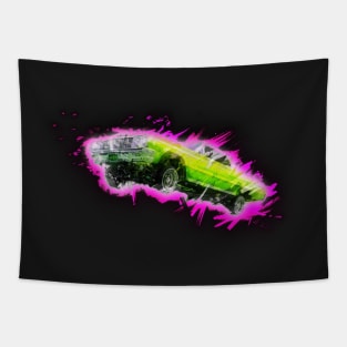 Neon Lowrider Tapestry