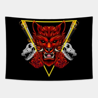 Japanese Wolf 1.5 Tapestry
