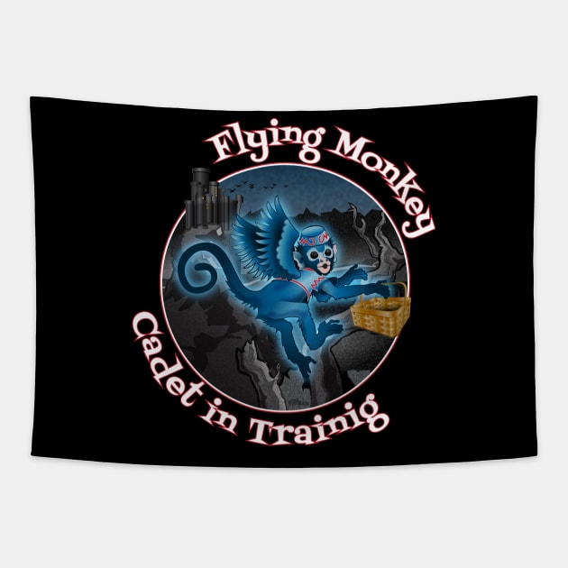 Flying Monkey Cadet Tapestry by NN Tease