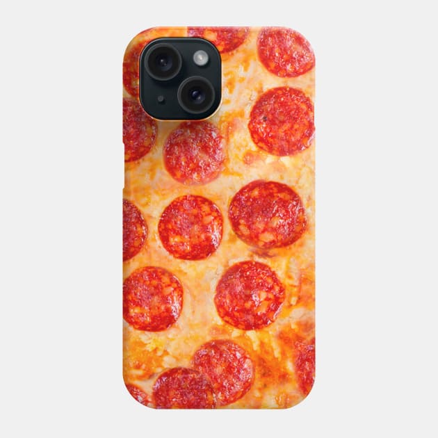 Pepperoni Pizza Design Phone Case by Brobocop