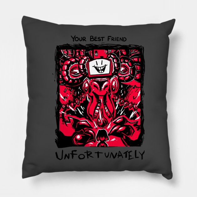 Omega Flowey Pillow by Pako