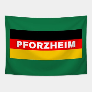 Pforzheim City in German Flag Tapestry