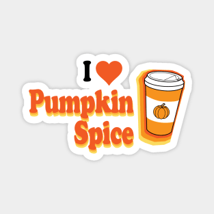 I Heart Pumpkin Spice Magnet