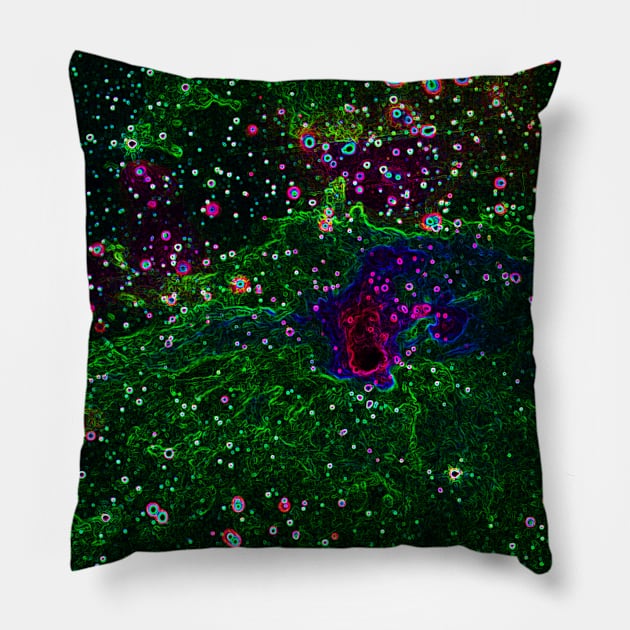 Black Panther Art - Glowing Edges 379 Pillow by The Black Panther