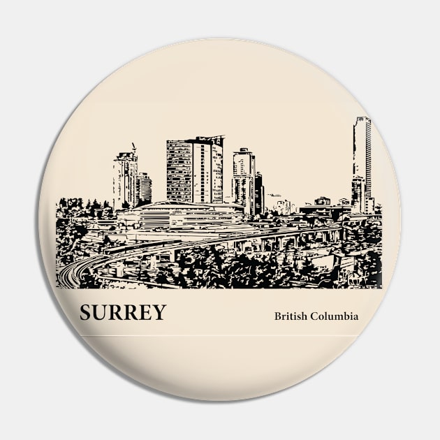 Surrey - British Columbia Pin by Lakeric