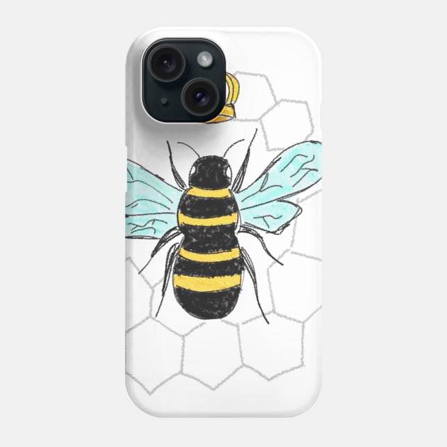 They Call Me Queen Bee Phone Case by Nataliatcha23
