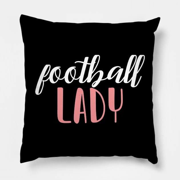 football lady - football girl Pillow by bsn