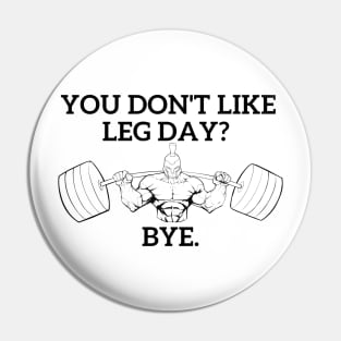 LEG DAY IN SPARTA Pin