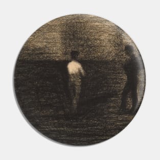 Peasants by Georges-Pierre Seurat Pin