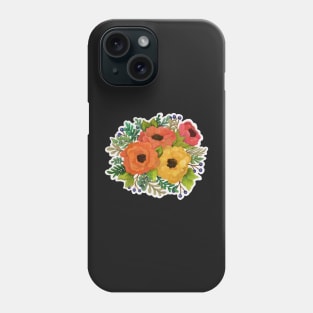 Pretty Flowers in Fall Colors | Cherie's Art(c)2020 Phone Case