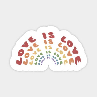 lgbt pride rainbow Magnet