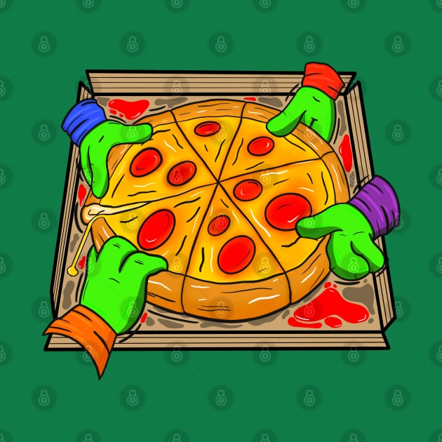 TMNT Antonio’s Pizza Cartoon Comic Book by Jamie Collins