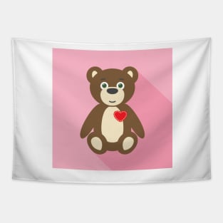 Valentine Teddy Bear Tapestry