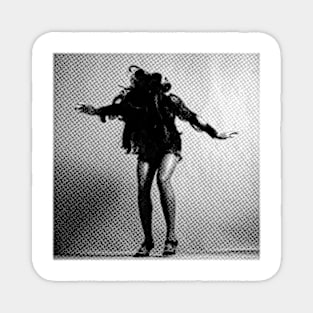 Tina Turner 80s 90s - Vintage Halftone Style Magnet