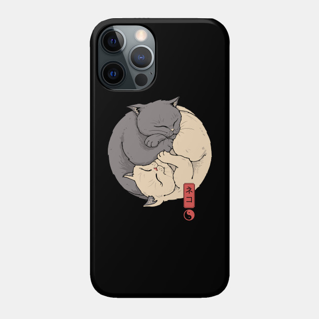 Yin Yang Cats - Cat - Phone Case