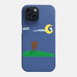 My Beloved Bunny, Stuck on the Moon Phone Case