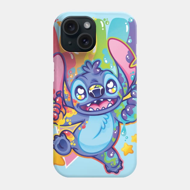 Alien Says Love! Phone Case by GillesBone