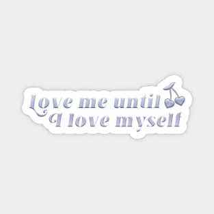 love me until i love myself (ocean blvd) Magnet