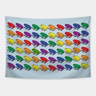 Pride Frog Army Tapestry