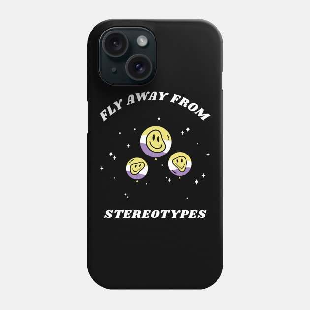 Fly Away From Stereotypes Phone Case by Artisan