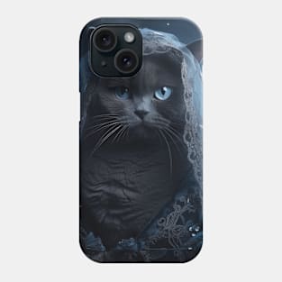 Black British Shorthair Cat Phone Case