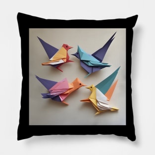 Origami Birds Pillow