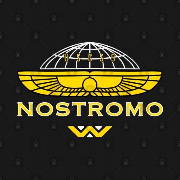 Nostromo Weyland Logo Alien by notajellyfan