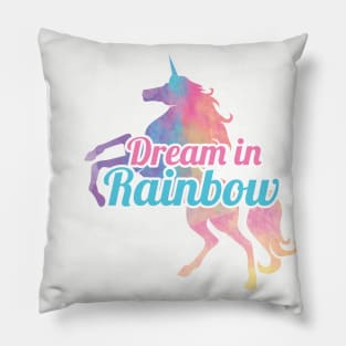 Rainbows and Unicorns Pillow