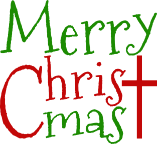 Jesus Cross Merry Christmas Magnet