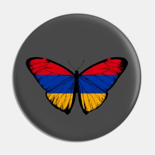 Vintage Armenia Butterfly Moth | Pray For Armenians and Stand with Armenia Pin