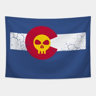 Colorado Flag Sun Tapestry