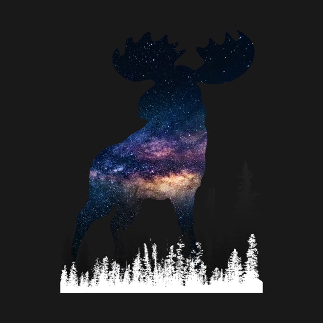 Moose Animal Forest Wild Nature World Free Land by Cubebox