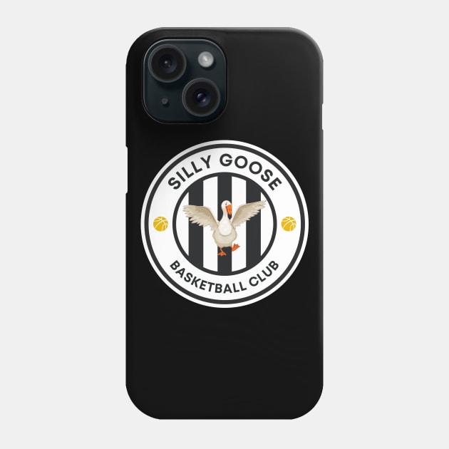 Silly Goose Basketball Club - Attacking Goose Phone Case by Double E Design