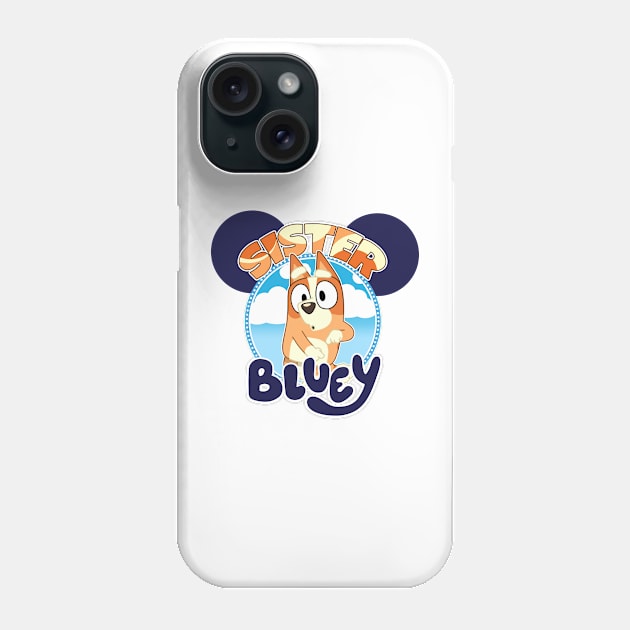 Bluey and Bingo Family Birthday , Kids Party Phone Case by Justine Nolanz